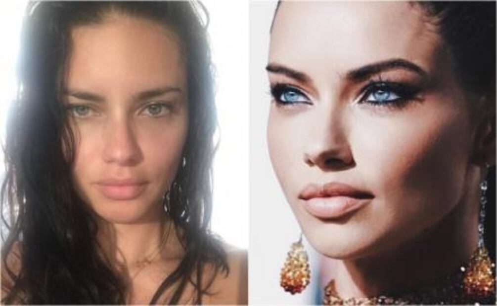 FOTOS: Así lucen las modelos sin maquillaje