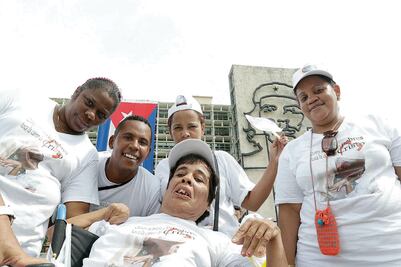 "Me besó y abrazó... no me lavaré la cara en días"