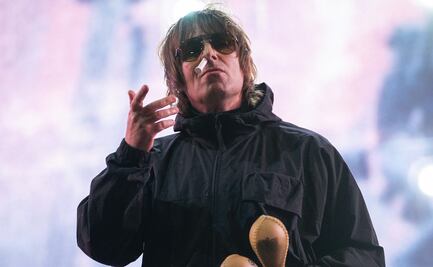 La extraña foto de Liam Gallagher herido tras "caer de un helicóptero"