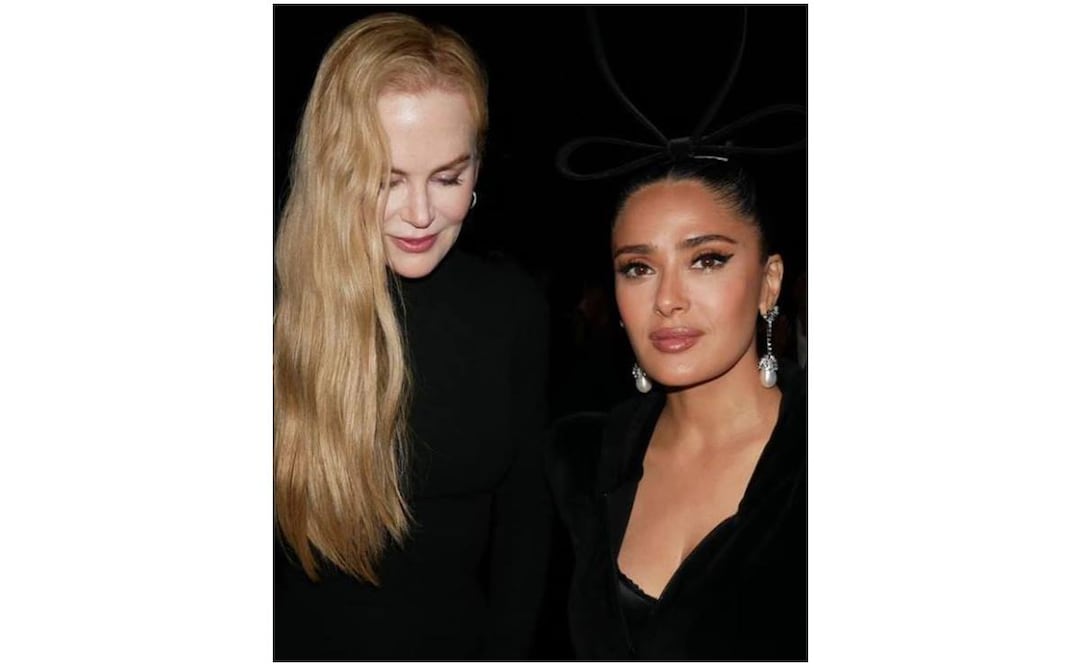 Salma Hayek y Nicole Kidman protagonizan tenso momento. Foto: @richardgianorio