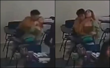 VIDEO: Estudiante aplica llave china a su compañera en salón de clases en Pachuca, Hidalgo