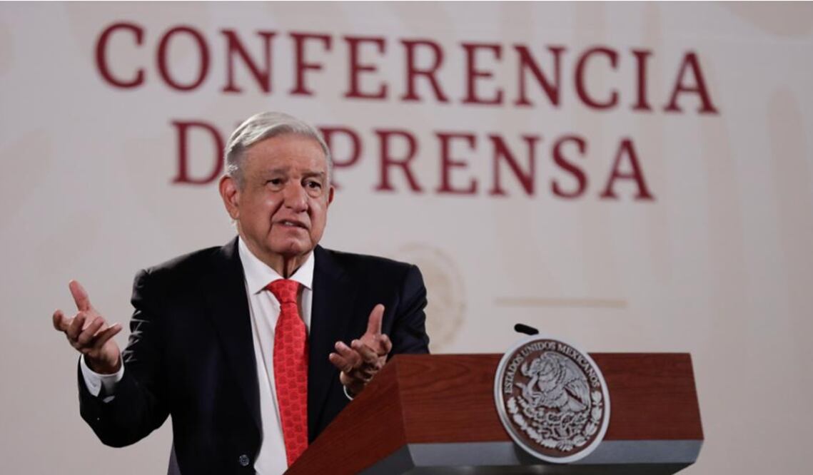 El presidente Andrés Manuel López Obrador consideró que José Ángel Gurría se bajó del proceso interno de la oposición porque, entre otras cosas, no juntaría las 150 mil firmas. Foto: Diego Simón Sánchez