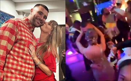 Taylor Swift comenzó el 2024 con emotivo beso con Travis Kelce