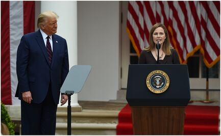 Trump gana un puesto en la Corte; avalan a Amy Coney Barrett