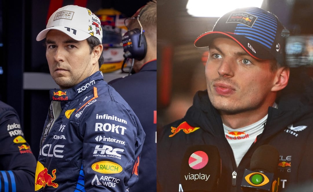 "Checo" Pérez y Max Verstappen - Foto: Imago7