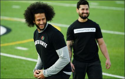 Colin Kaepernick renunció a realizar entrenamiento privado con equipos de la NFL