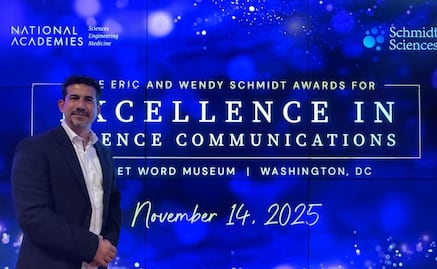 Academia de Ciencias de EU premia a Iván Carrillo, colaborador de EL UNIVERSAL; reconoce cobertura de medio ambiente