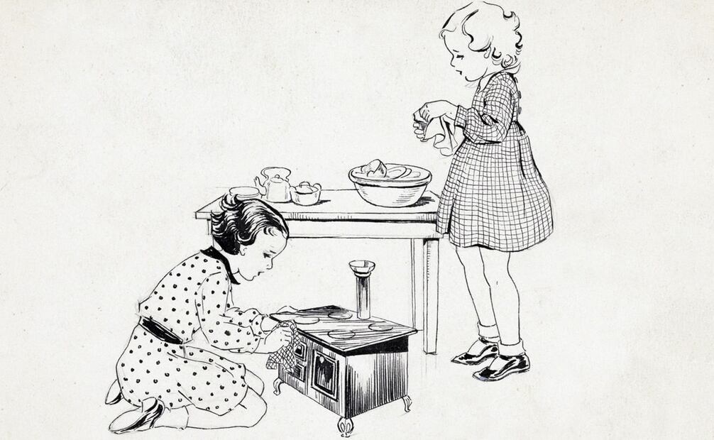 De acuerdo con New York Times, desde los años 70, muchos juguetes del mercado motivaron una evidente separación entre niños y niñas. Aunque las estufas o máquinas de coser fueran para un mercado femenino, muchos infantes masculinos también disfrutaban de jugar con los electrodomésticos a escala. Foto: Wikimedia Commons.