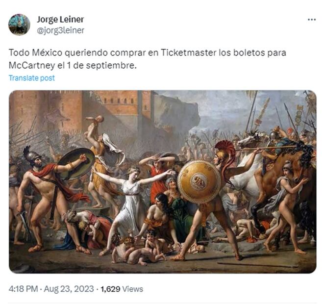 Paul McCartney vuelve a México y genera memes. Foto: Redes Sociales