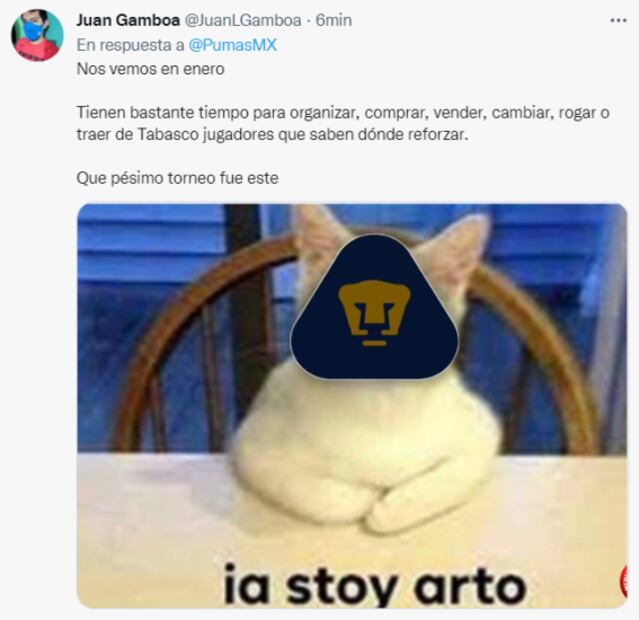 Memes humillan a Pumas tras la derrota ante Puebla que los dejó sin repechaje