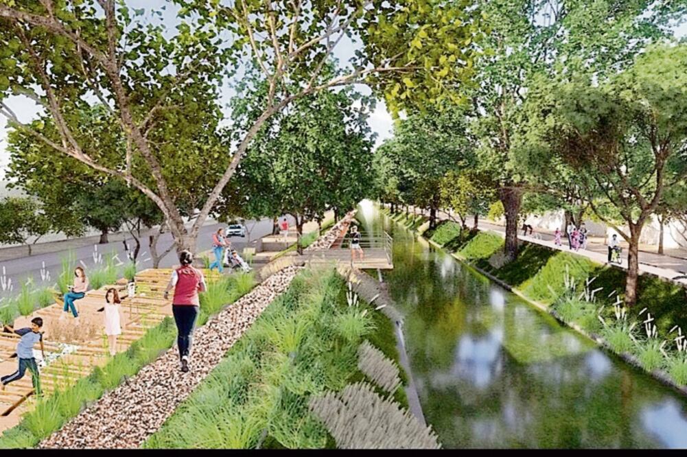 Restauración de taludes con vegetación y saneamiento de los cuerpos de agua serán algunas de las obras a realizar, indica Rafael Carmona, titular del Sacmex . (ESPECIAL)