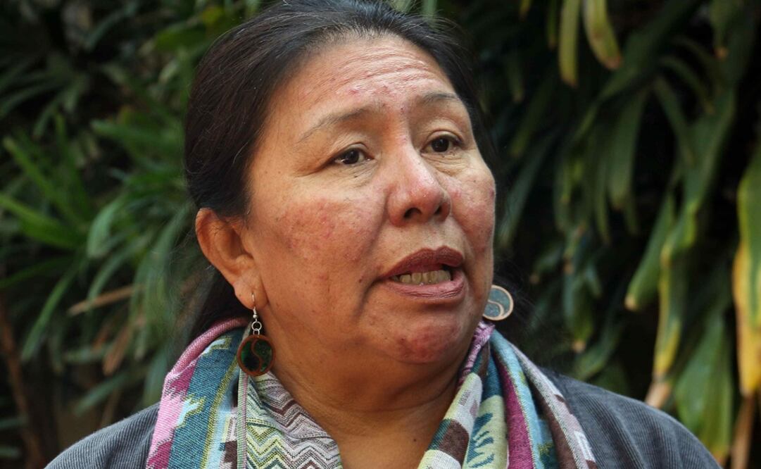 Daniela Benítez, impulsora de la Asociación de Mujeres Artesanas Nivacchei. Foto: EFE/Andrés Cristaldo