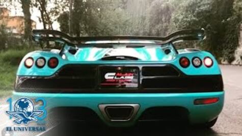 Chocan en CDMX el Koenigsegg CCXR Special One, el exauto de la familia real de Qatar