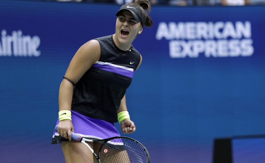 Bianca Andreescu, la prodigio canadiense de 19 años. Foto: AFP