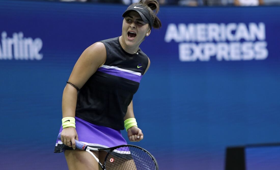 Bianca Andreescu, la prodigio canadiense de 19 años. Foto: AFP