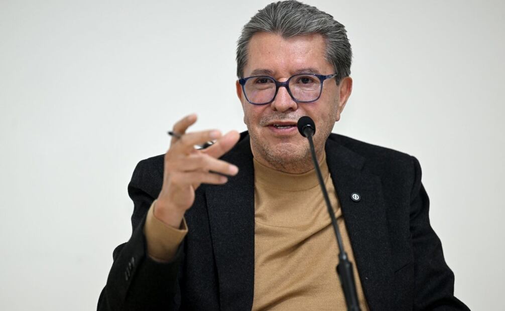 Ricardo Monreal Ávila, coordinador de Morena en San Lázaro, en conferencia de prensa este jueves 18 de noviembre de 2025. Foto: Especial