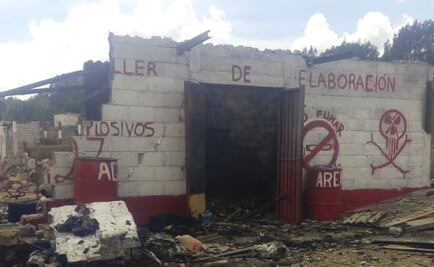 Explota polvorín en Tlaxcala; deja tres muertos y dos heridos