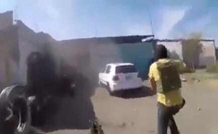 Sicarios graban ataque a vulcanizadora de Guanajuato; mataron a 5 personas