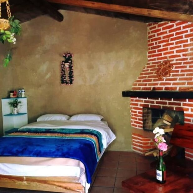 Estas cabañas en las faldas del Popo son ideales para parejas