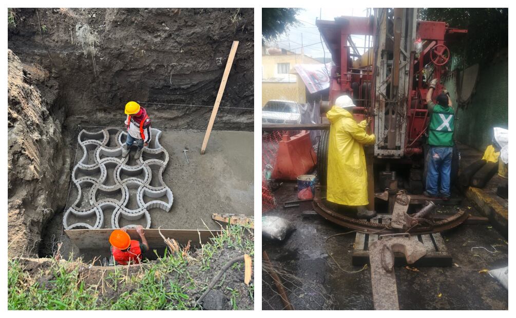 Refuerzan red hídrica en Iztapalapa; rehabilitan pozos y redes para prevenir inundaciones y grietas. Foto: Especial