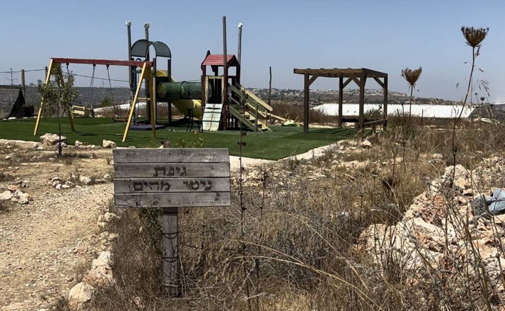 Asentamiento israelí de Evyatar, en Cisjordania ocupada. Foto: