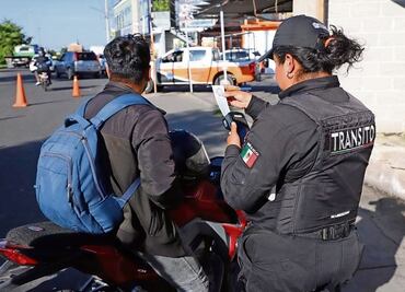 Lanzan operativo en Tecámac para verificar a las motos