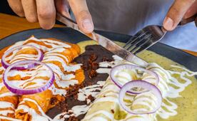 Enchiladas: mismo platillo, sabores diferentes