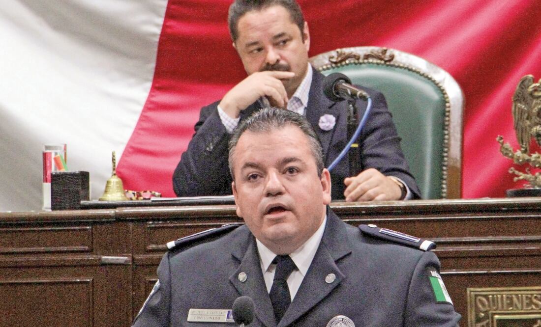 Mensaje. Jesús Alberto Capella Ibarra, jefe policiaco, dice que las amenazas en su contra son por la aprehensión de 112 personajes vinculados a Los Rojos (ARCHIVO. EL UNIVERSAL)