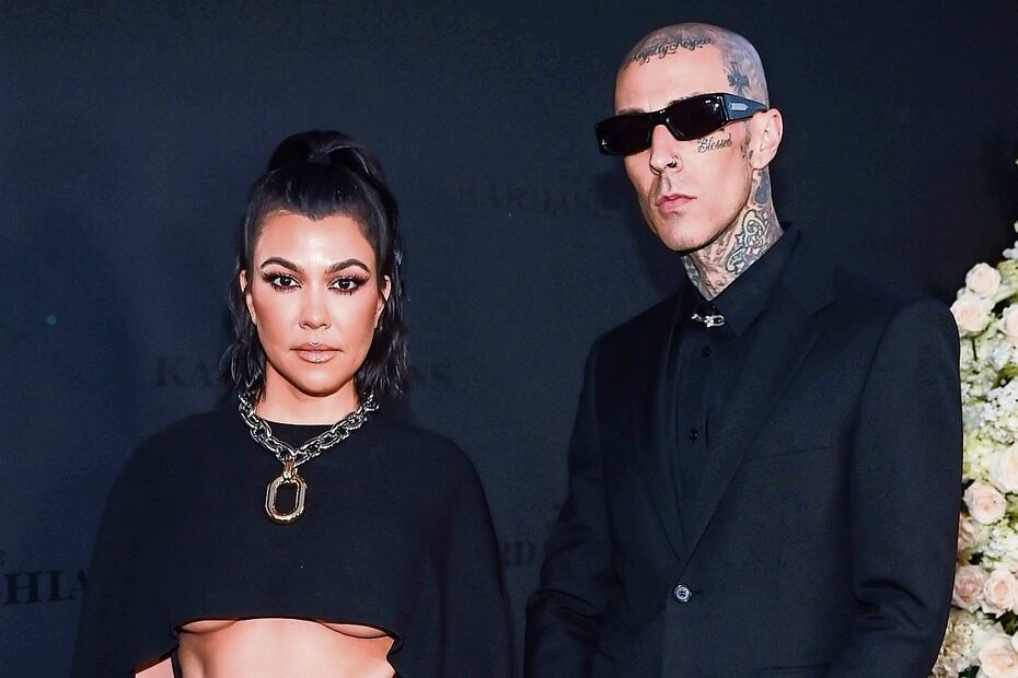 Kourtney Kardashian y Travis Barke. Foto: Instagramy