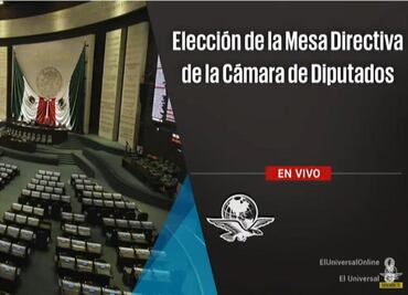 Sigue en vivo la elección de la Mesa Directiva de la Cámara de Diputados