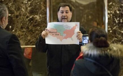 Mexican politician protests at Trump Tower 