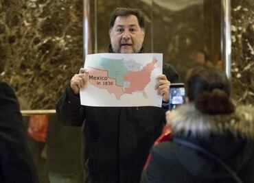Mexican politician protests at Trump Tower