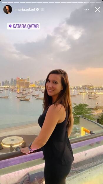 Mariazel se despidió de Qatar de esta manera