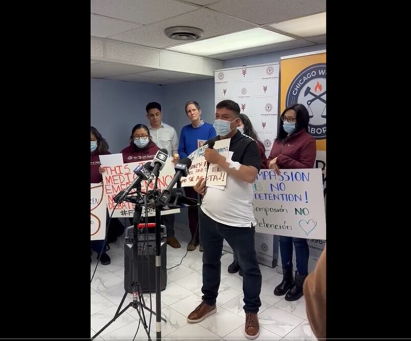 José Alfredo González necesita que su hermano José Gregorio González, detenido por ICE y quien enfrenta la deportación, le done un riñón. Foto: tomada de video