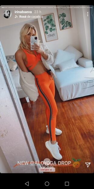 Irina Baeva incendia las redes sociales luciendo un conjunto deportivo