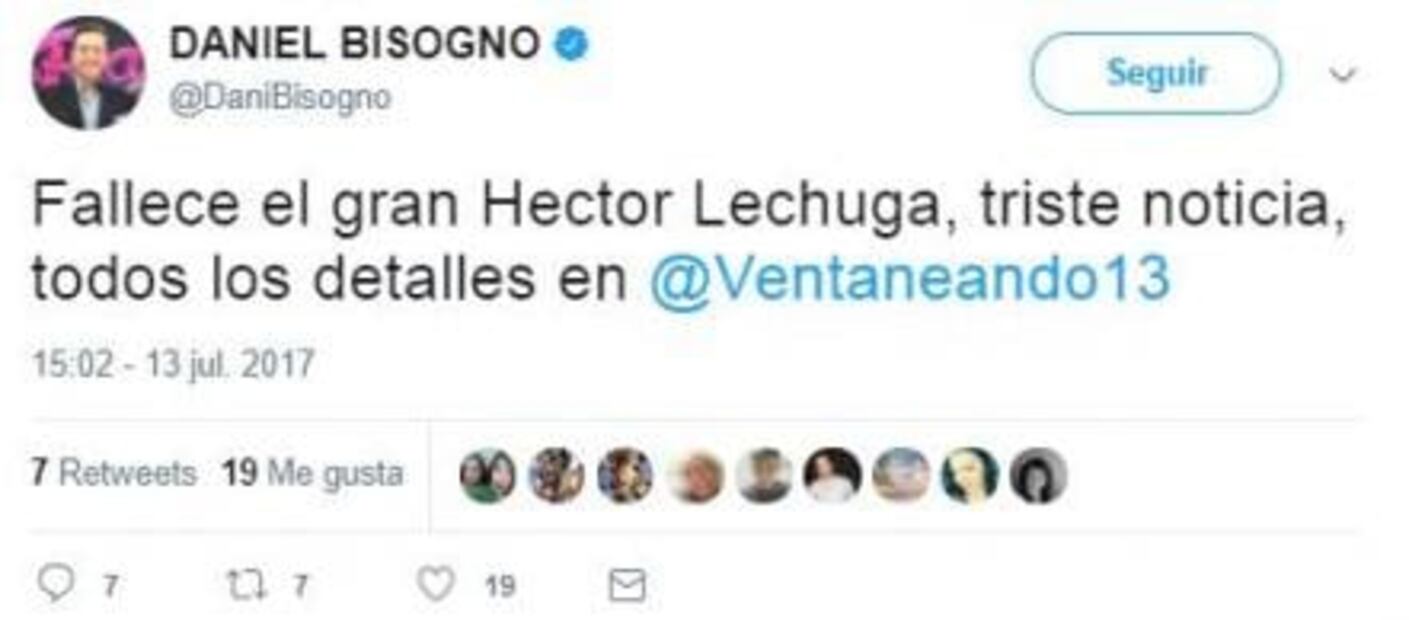 Lamentan muerte de Héctor Lechuga