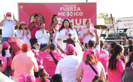 “El 6 de junio Sinaloa se va a pintar de rosa”: dice candidata de Partido Fuerza por México
