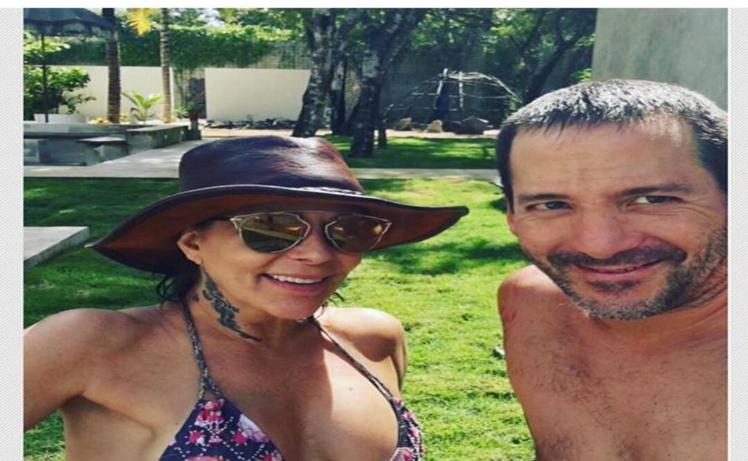 (Photo: Alejandra Guzmán's Instagram) Alejandra and her brother Luis Enrique. 