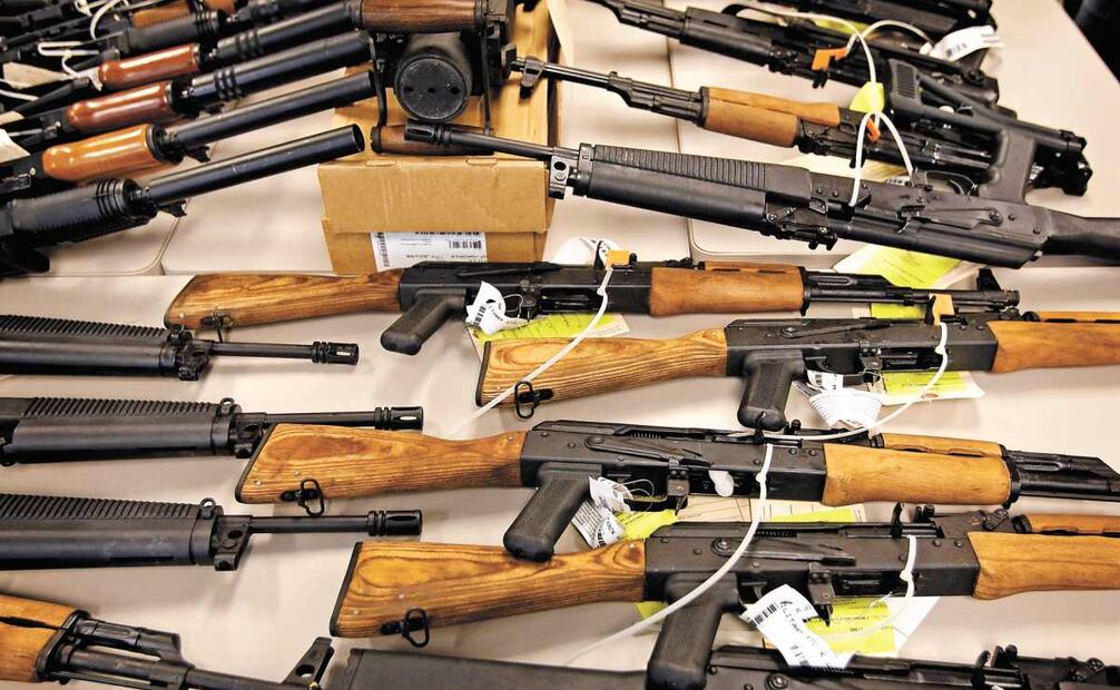 Tráfico ilegal de armas en EU. Foto: AP