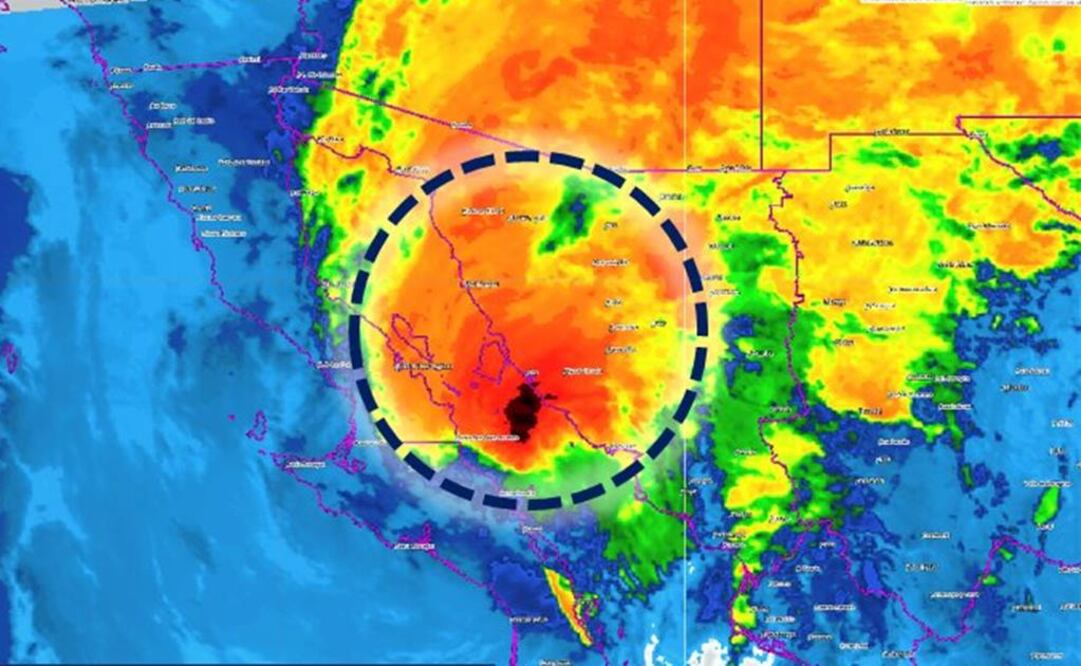 Así se ve la tormenta tropical "Sergio"