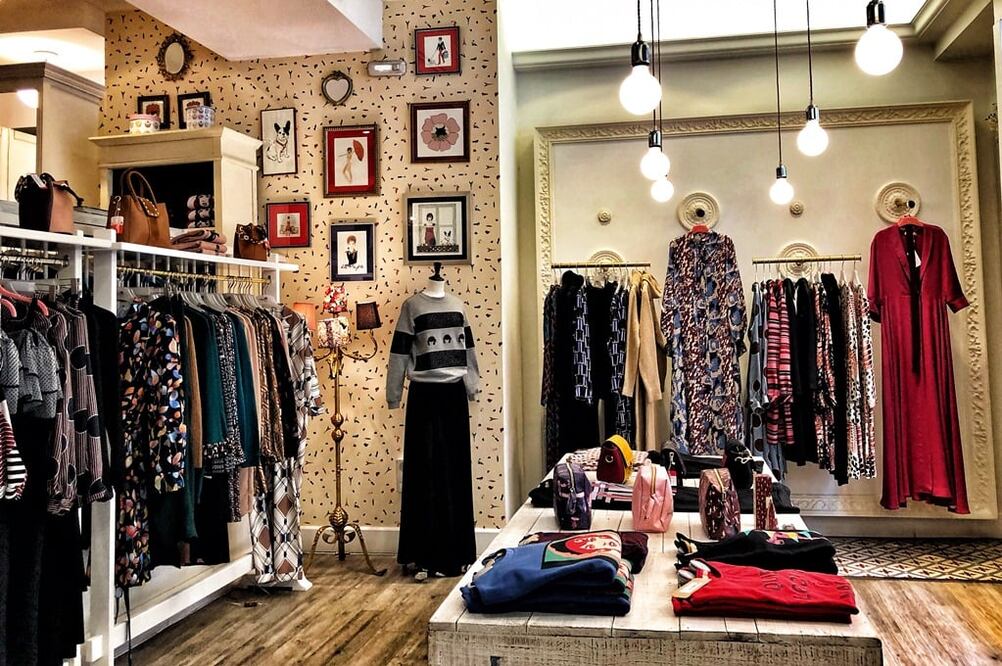 Interior de la boutique Dolores Promesas, en el barrio de Salamanca. (Foto: Viridiana Ramírez. El Universal) 