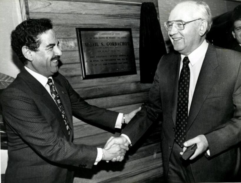El día que Gorbachov, ex líder de la Unión Soviética, tomó vodka en EL UNIVERSAL