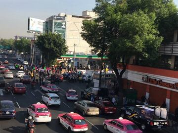 Reportan bloqueos de gasolineras en Tlalpan