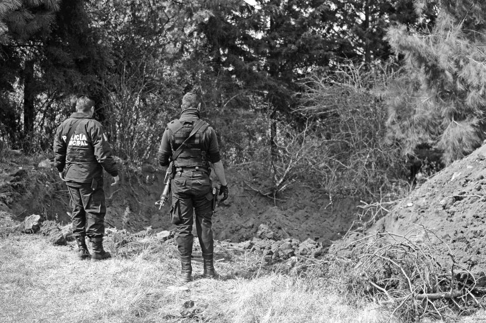 El predio se ubica a unos metros del kilómetro 10 de la carretera libre Morelia-Uruapan, a la altura del ejido de Ajuno, en Pátzcuaro (ESPECIAL)