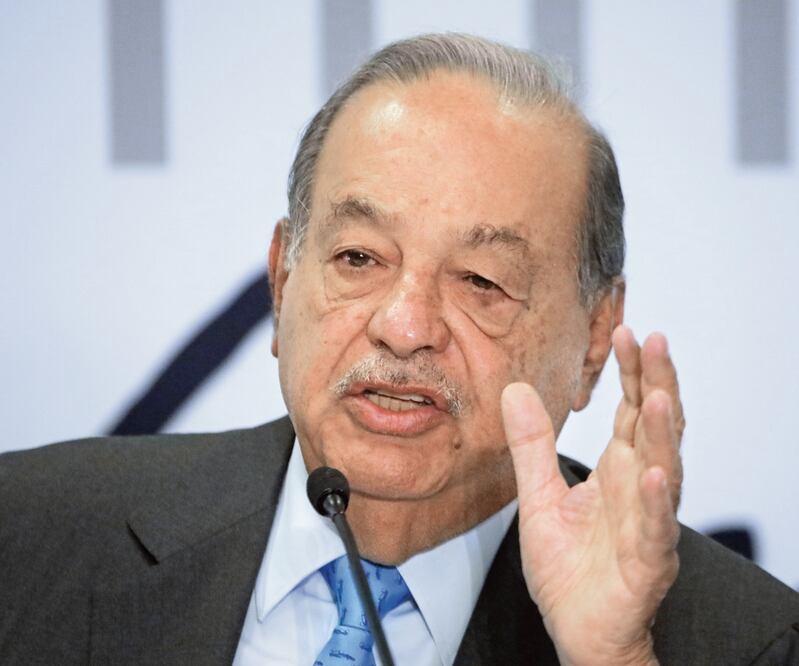 El empresario Carlos Slim indicó que el Tren Maya le dará al sureste de México el desarrollo que le hacía falta. Foto: ARCHIVO EL UNIVERSAL