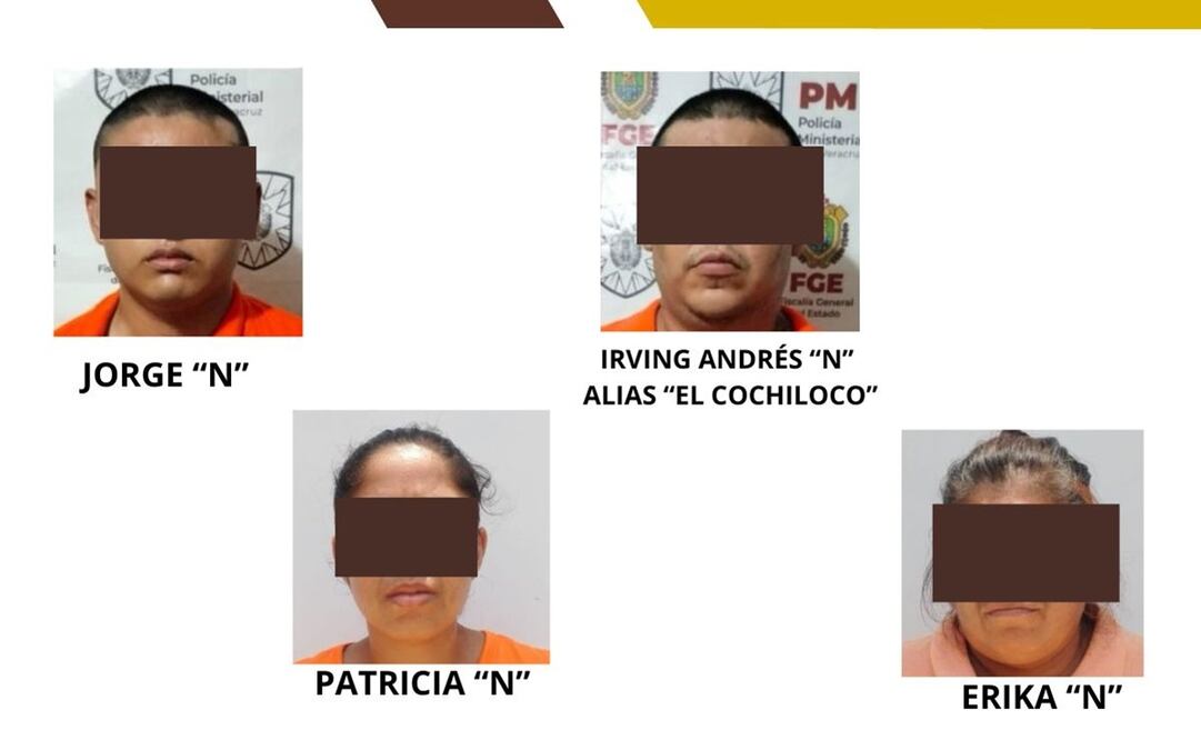 Cuatro personas fueron aprehendidas como presuntos responsables de haber arrojado en marzo pasado cinco cuerpos desmembrados. Foto: especial