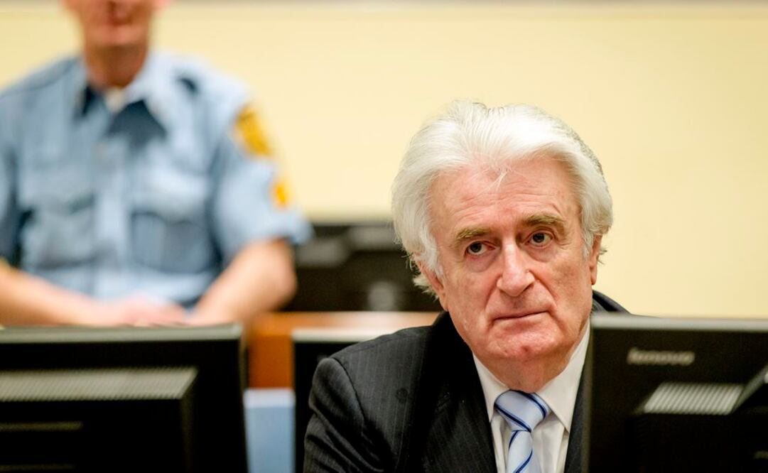 Radovan Karadzic en la Corte Internacional de La Haya. Foto: Reuters