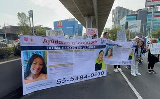 Bloquean Periférico Sur para exigir búsqueda de la enfermera Fátima Ozoara Cid desaparecida; demandan avances en la investigación