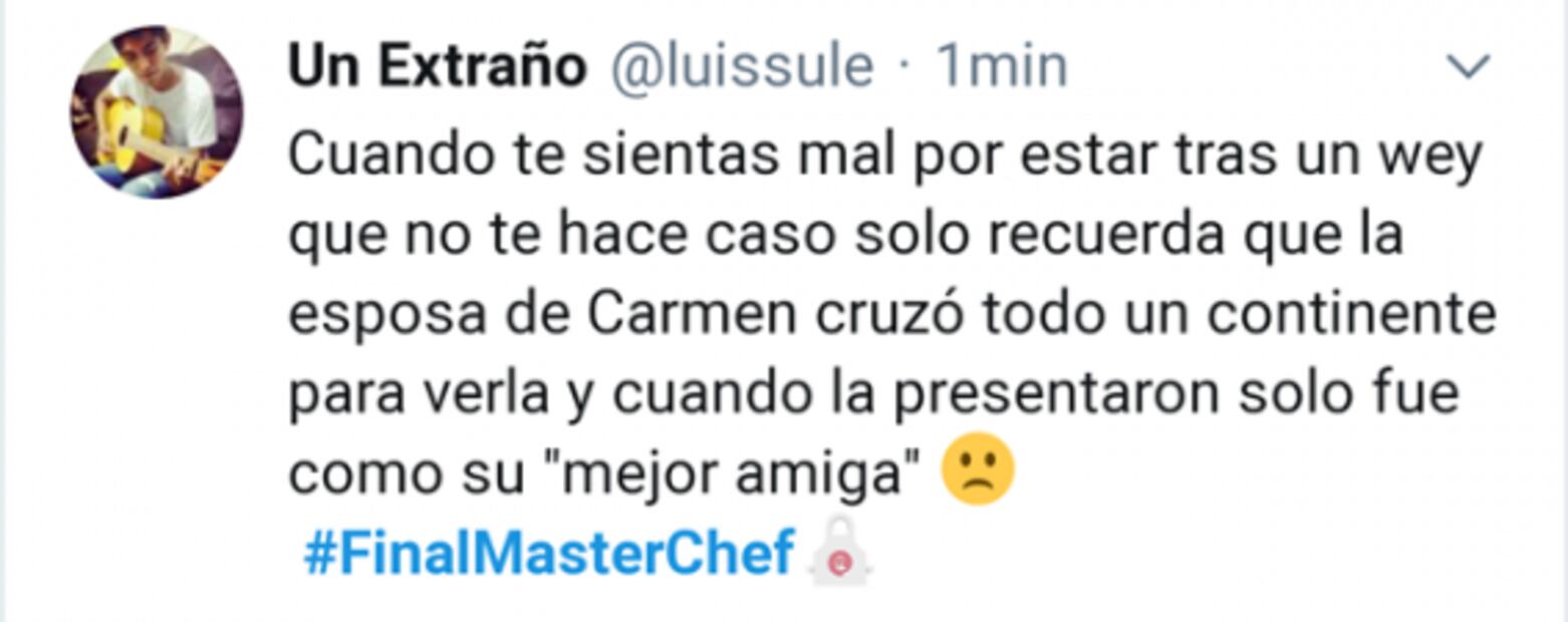 Carmen es la gran ganadora de reality "MasterChef la revancha"