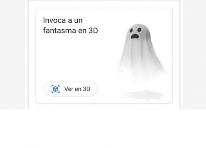 Encuentra fantasmas en tu casa con la nueva herramienta de Realidad Aumentada de Google